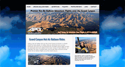 Desktop Screenshot of grandcanyonballoonrides.com